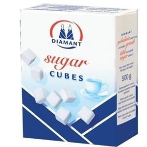Baltais cukurs kubiņos DIAMANT, 500g